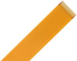 15031-0215 - FFC / FPC Cable, 15 Core, 0.3 mm, Same Sided Contacts, 2 ", 51 mm, Brown, Orange - MOLEX