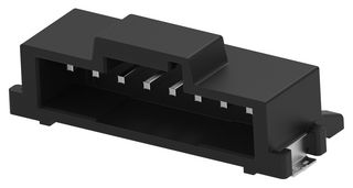 4-2336678-8 - Pin Header, Black, Key B, Wire-to-Board, 2 mm, 1 Rows, 8 Contacts, Surface Mount Right Angle - TE CONNECTIVITY