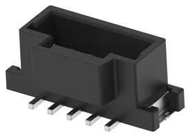 4-2232829-5 - Pin Header, Black, Key B, Wire-to-Board, 2 mm, 1 Rows, 5 Contacts, Surface Mount Straight - TE CONNECTIVITY