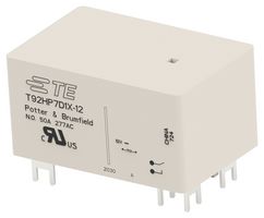 6-1423008-6 - Power Relay, DPST-NO, 12 VDC, 50 A, T92H Series, Through Hole, Non Latching - POTTER&BRUMFIELD - TE CONNECTIVITY