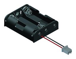 2480CN - BATT HOLDER, AAA X 3, WIRE LEADS - KEYSTONE