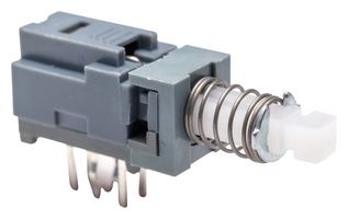 PBH2UEESNPNAGX - Pushbutton Switch, PBH Series, DPDT, Latching, Plunger for Cap - E-SWITCH