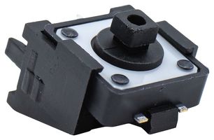 TL1100CF160Q - Tactile Switch, TL1100 Series, Side Actuated, Through Hole, Plunger for Cap, 160 gf - E-SWITCH