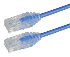 TRD628ABL-1 - Network Cable, RJ45 Plug to RJ45 Plug, 300 mm, 1 ft, Blue, TRD628 Series - L-COM