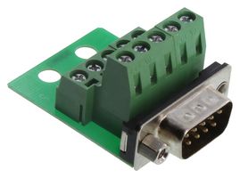 DGB9MT1 - D Sub Connector, Standard, Plug, Field Termination Series, 9 Contacts, DE, Screw - L-COM