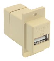 ECF504-UAB - USB Adapter, USB Type A Receptacle, USB Type B Receptacle, USB 2.0 - L-COM