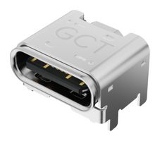 USB4800-03-A - USB Connector, USB Type C, USB 2.0, Receptacle, 16 Ways, Surface Mount, Through Hole Mount - GCT (GLOBAL CONNECTOR TECHNOLOGY)