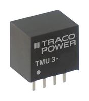 TMU 3-0513 - Isolated Through Hole DC/DC Converter, 3 W, 1 Output, 15 V, 200 mA - TRACO POWER