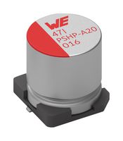 875115645012 - Polymer Aluminium Electrolytic Capacitor, 27 µF, 35 V, Radial Can - SMD, 0.06 ohm - WURTH ELEKTRONIK