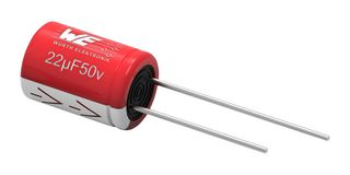 870055975004 - Polymer Aluminium Electrolytic Capacitor, 47 µF, 100 V, Radial Leaded, 0.05 ohm - WURTH ELEKTRONIK