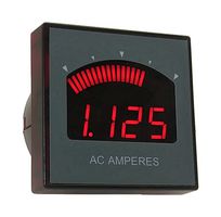 DMR35-ACA1-AC1-R - Digital Panel Meter, 3.5 Digit, AC Current, 1 A to 3 A, Red Display - MURATA