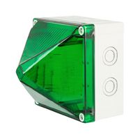 LED701-02-04 (GREEN) - Beacon, Continuous, Flashing, -25 °C to 65 °C, 30, VDC, 125 mm H, LED701 Series, Green - MOFLASH SIGNALLING