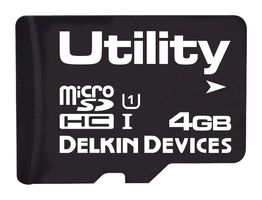 S404GSEMC-U3000-3 - Flash Memory Card, MicroSD Card, 4 GB, Utility Series - DELKIN DEVICES