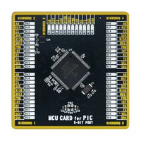 MIKROE-4608 - Add-On Board, MikroE MCU Card, PIC18F PIC18F96J94-I/PF MCU, 2 x 168 Pin Mezzanine Connector - MIKROELEKTRONIKA