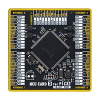MIKROE-4728 - Add-On Board, MikroE MCU SiBRAIN, PIC32MZ PIC32MZ1024EFE144 MCU, 2 x 168 Pin Mezzanine Connector - MIKROELEKTRONIKA