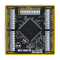 MIKROE-4723 - Add-On Board, MikroE MCU SiBRAIN, PIC32MZ PIC32MZ1024EFF144 MCU, 2 x 168 Pin Mezzanine Connector - MIKROELEKTRONIKA