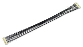 MP010822 - FFC / FPC Cable, 12 Core, 0.8 mm, Opposite Sided Contacts, 3.9 ", 100 mm, Black - MULTICOMP PRO
