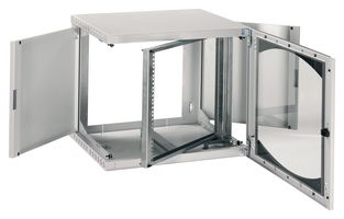 NSYOPB6U5P - 19" Wall Cabinet, 6U, Steel, Light Grey, 380 mm, 600 mm, 500 mm - SCHNEIDER ELECTRIC