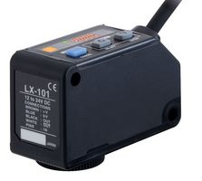 LX-101 - Photo Sensor, 10 mm, NPN Open Collector, Reflective, Cable, 12 to 24 V, LX-100 Series - PANASONIC