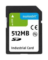 SFSD0512L1AS1TO-I-ME-221-STD - Flash Memory Card, SLC, SD / SDHC Card, UHS-1, Class 10, 512 MB, S-600 Series - SWISSBIT