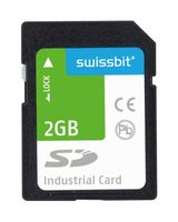 SFSD2048L1AS1TO-E-QG-221-STD - Flash Memory Card, SLC, SD / SDHC Card, UHS-1, Class 10, 2 GB, S-600 Series - SWISSBIT