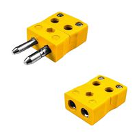 AS-K-MQ+FQ - Thermocouple Connector, Standard Quick, Plug, Socket, Type K, ANSI - LABFACILITY