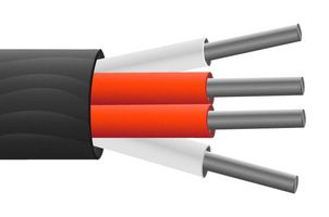 WC-014-D - Multicore Cable, RTD, Screened, 4 Core, 0.219 mm², 82 ft, 25 m - LABFACILITY