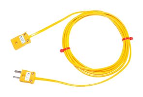 EXT-K-C1-5.0-MP-MS (ANSI) - Sensor Cable, ANSI, K Type Thermocouple Plug, K Type Thermocouple Receptacle, 2 Positions, 5 m - LABFACILITY