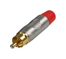 RF2C-AU-2 - RCA (Phono) Audio / Video Connector, 2 Contacts, Plug, Gold Plated Contacts, Brass, Zinc Body - REAN