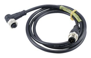 1200668999 - Sensor Cable, M12, Micro-Change Plug, 90° Micro-Change Receptacle, 5 Positions, 2 m, 6.6 ft - MOLEX