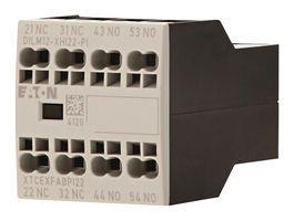 DILM12-XHI22-PI - Auxiliary Contact, 4 Pole, IP20, Eaton DILM/DILMP Series Contactors, 2NO-2NC, Front Mount, Push In - EATON MOELLER