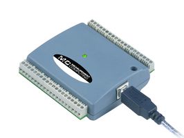 6069-410-060 - Multifunction DAQ Device, 1.2 kSPS, 12bit, 8 Input, 2 Output, 16 I/O, 4.5V to 5.25V, DAQ Device - DIGILENT