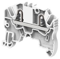 1SNK705065R0000 - DIN Rail Mount Terminal Block, 2 Ways, 26 AWG, 12 AWG, 2.5 mm², Clamp, 24 A - ENTRELEC - TE CONNECTIVITY