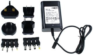 2000-3012 - Battery Charger, Li-Ion, 2-Cell, Plug In, AU, EU, UK, US, 240VAC, IPC-12 Series - ANSMANN