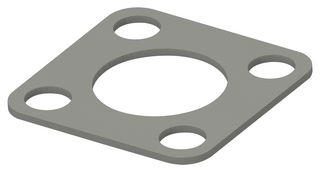 2423895-1 - EMI Shielding Gasket, Conductive Sheet, Nickel Plated Graphite, 27.79mm L x 27.79mm W x 0.8mm D - TE CONNECTIVITY