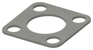 2423917-1 - EMI Shielding Gasket, Conductive Sheet, Nickel Plated Graphite, 34.32mm L x 34.32mm W x 0.8mm D - TE CONNECTIVITY