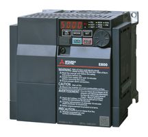 FR-E820S-0110-4-60 - Inverter, Induction/Permanent Magnet Motor, 1-Phase, 11 A, 200-240 VAC, 2.2 kW, IP20, FR-E800 Series - MITSUBISHI