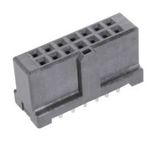 09195146824741 - PCB Receptacle, Board-to-Board, 2.54 mm, 2 Rows, 14 Contacts, Through Hole Mount, SEK Series - HARTING