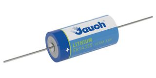 ER14335J-P - Battery, 3.6 V, 2/3AA, Lithium Thionyl Chloride, 1.65 Ah, Axial Leaded, 14.5 mm - JAUCH