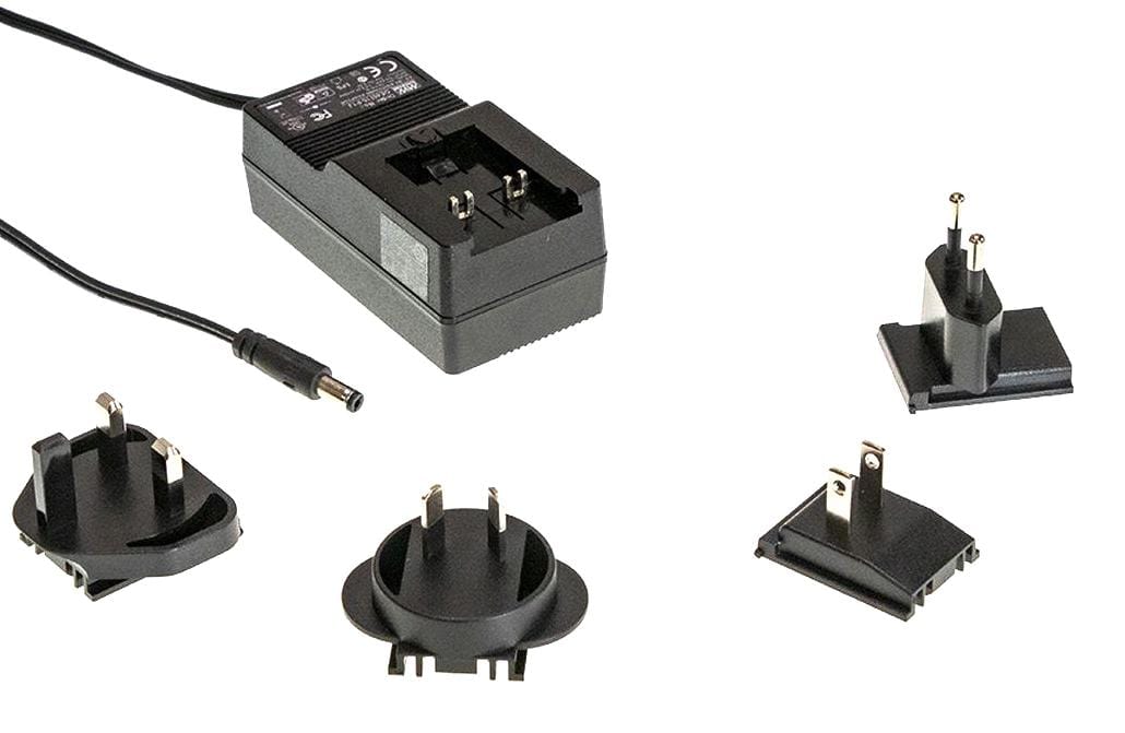 MEAN WELL External Plug In Adaptor - Single Output GE40I15-P1J ADAPTER, AC-DC, 15V, 2.7A MEAN WELL 3261381 GE40I15-P1J