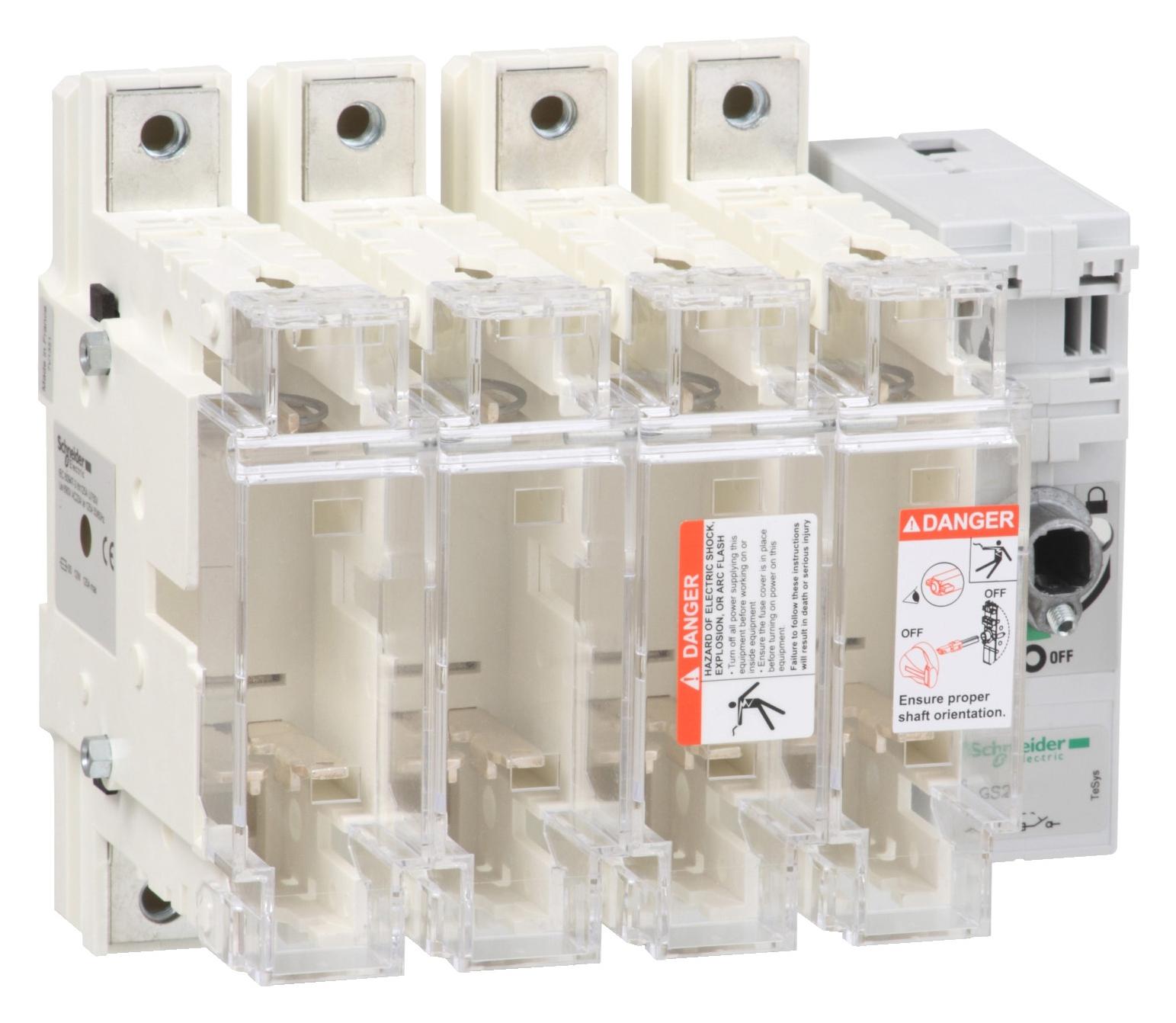 SCHNEIDER ELECTRIC Fused GS2QQ4 FUSE DISCONNECT SW. 4X 400A 2 SCHNEIDER ELECTRIC 3406294 GS2QQ4