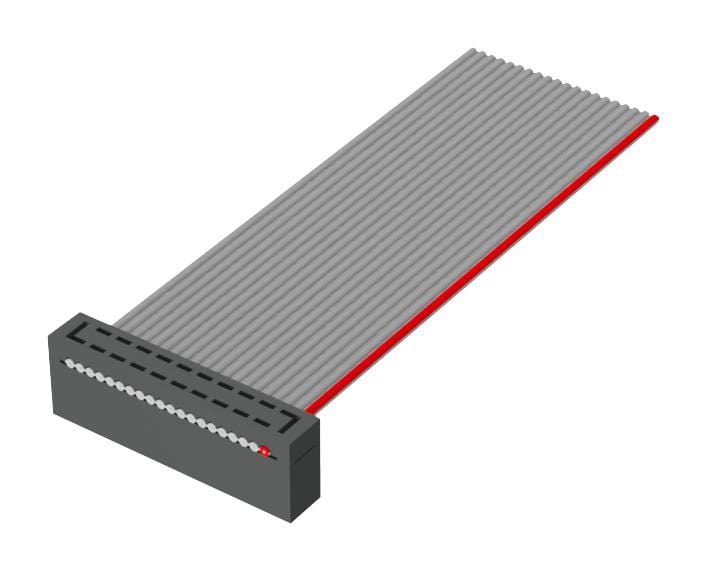 SAMTEC Picoflex and Ribbon HCSD-05-S-02.00-01-N-G CORD ASSY, 10P IDC RCPT-FREE END, 50.8MM SAMTEC 3680338 HCSD-05-S-02.00-01-N-G