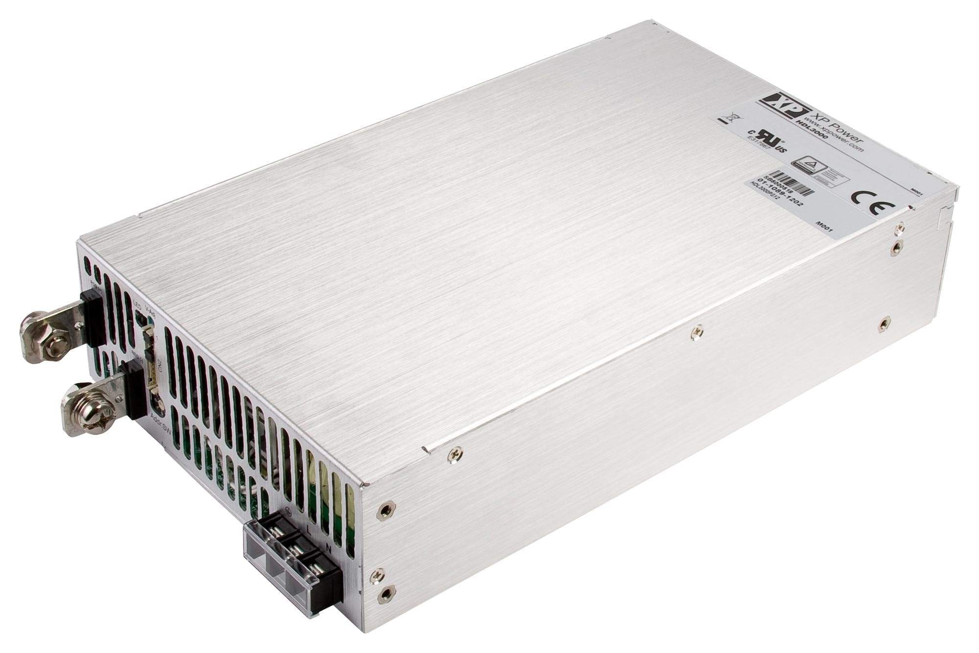XP POWER Enclosed - Single Output HDL3000PS15 POWER SUPPLY, AC-DC, 15V, 160A XP POWER 3524106 HDL3000PS15