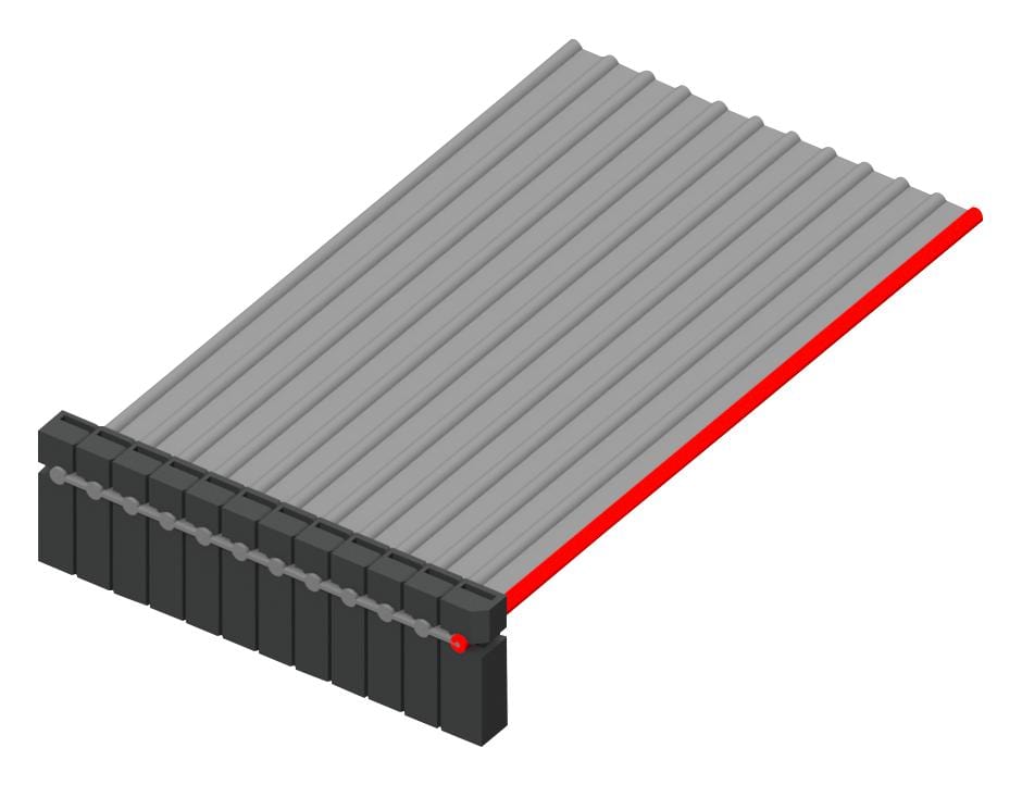 SAMTEC Picoflex and Ribbon IDSS-03-S-04.00-G-ST8 CORD ASSY, 3P IDC RCPT-FREE END, 101.6MM SAMTEC 3681214 IDSS-03-S-04.00-G-ST8