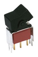 E101J1V3BE2 Rocker Switch, SPDT, 0.4VA, 20V, Black C&K Components