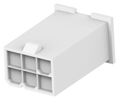 2296206-6 Rectangular Housing, Plug, 6Pos, 4.2mm Te Connectivity