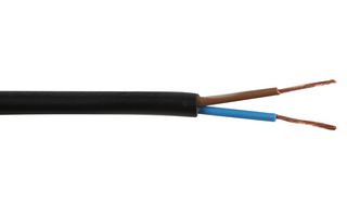 PEL01042 Cable H03VV-F2 2182Y 0.75mm Black 100m Pro Elec