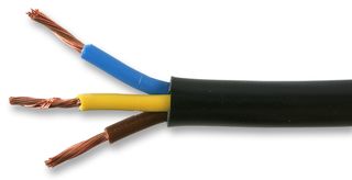 PEL01095 Cable H05VV-F3 3183Y 2.50mm Black 100m Pro Elec