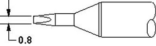 SSC-771A Chisel Tip, Conical, 1mm Metcal