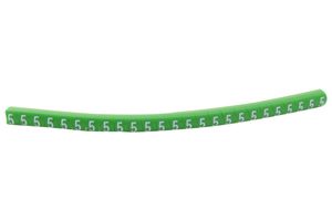 901-11055 Cable Marker, Pre Printed, Pvc, Green HELLERMANNTYTON